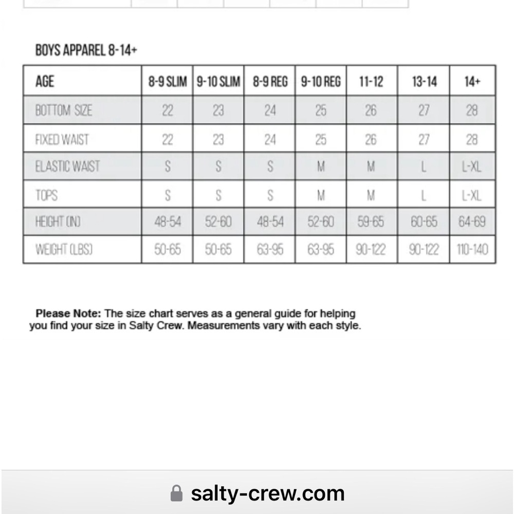 Salty Crew youth fleece hoodie - Picture 6 of 6
